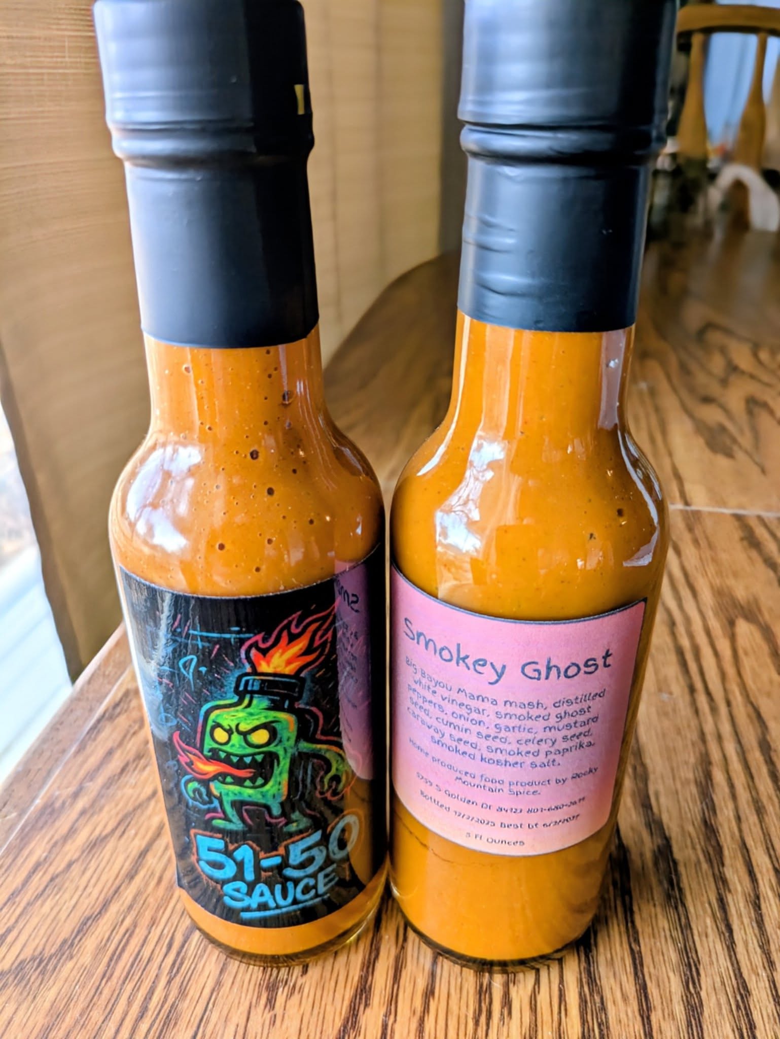 Smokey Ghost hot sauce 5 oz