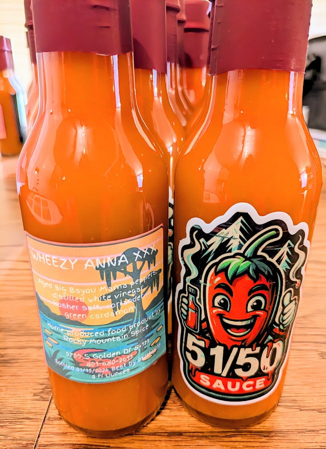 Wheezy Anna Hot Sauce 5 oz
